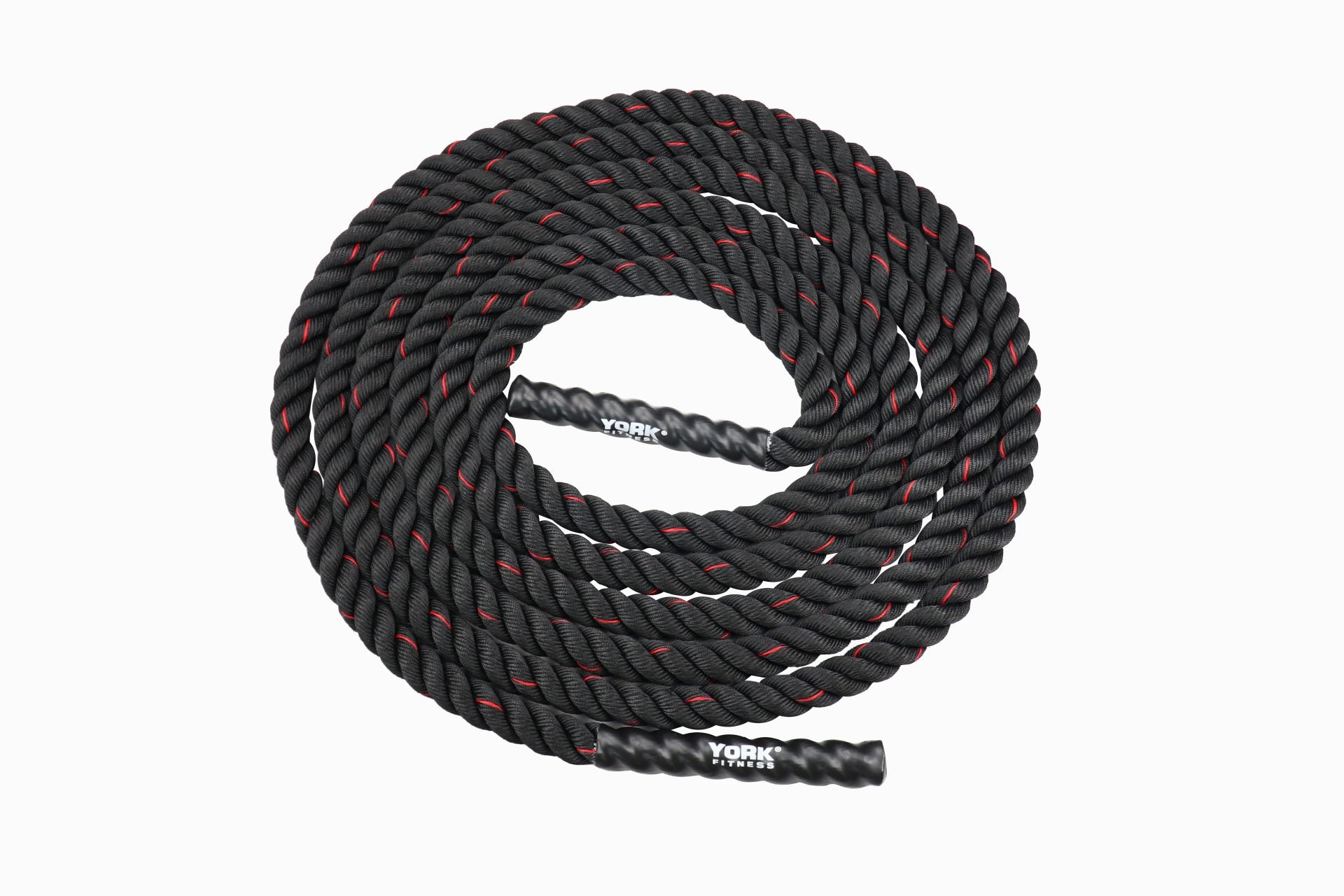 York Battle Rope 30ft x 1.5in - Heavy Duty Fitness Rope for CrossFit, Strength Training & Home Gym Workouts - Ideal for Cardio, Endurance & Full Body Exercise