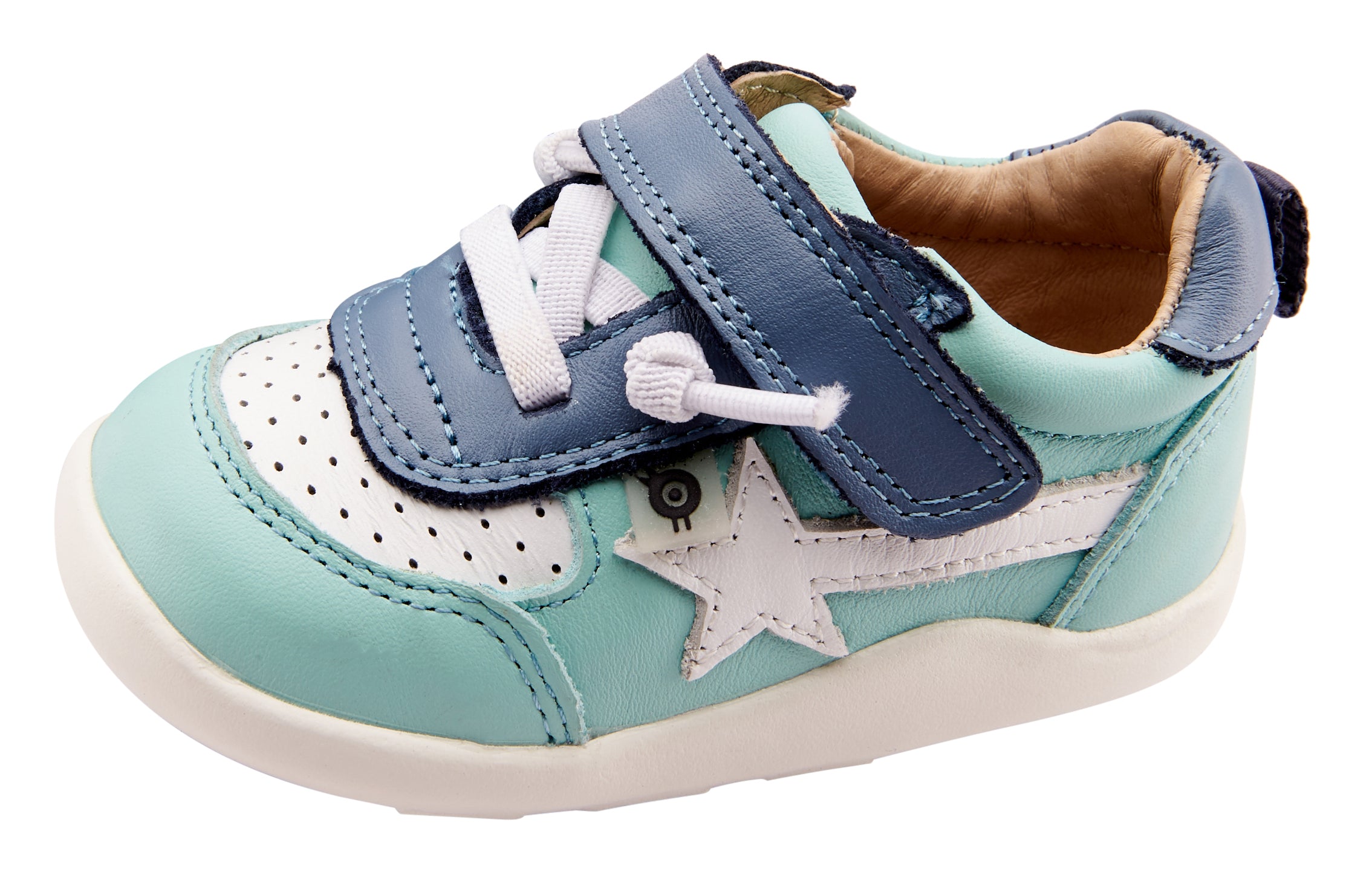 Old Soles Boys & Girls 8031 Ground Work Sneakers - Lightweight Casual Shoes for Kids in Jade/Snow/Indigo | Perfect for School, Playground & Everyday Wear