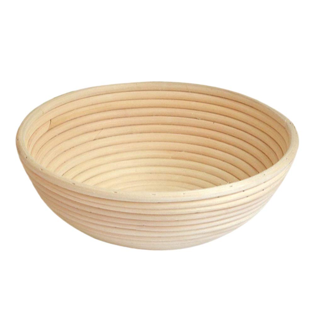 7.1 Inch Round Banneton Proofing Basket - 100% Natural Rattan Brotform for Sourdough Bread Baking | Perfect for Home Bakers & Artisan Bread Making | Dough Rising & Shaping Tool for Professional Results