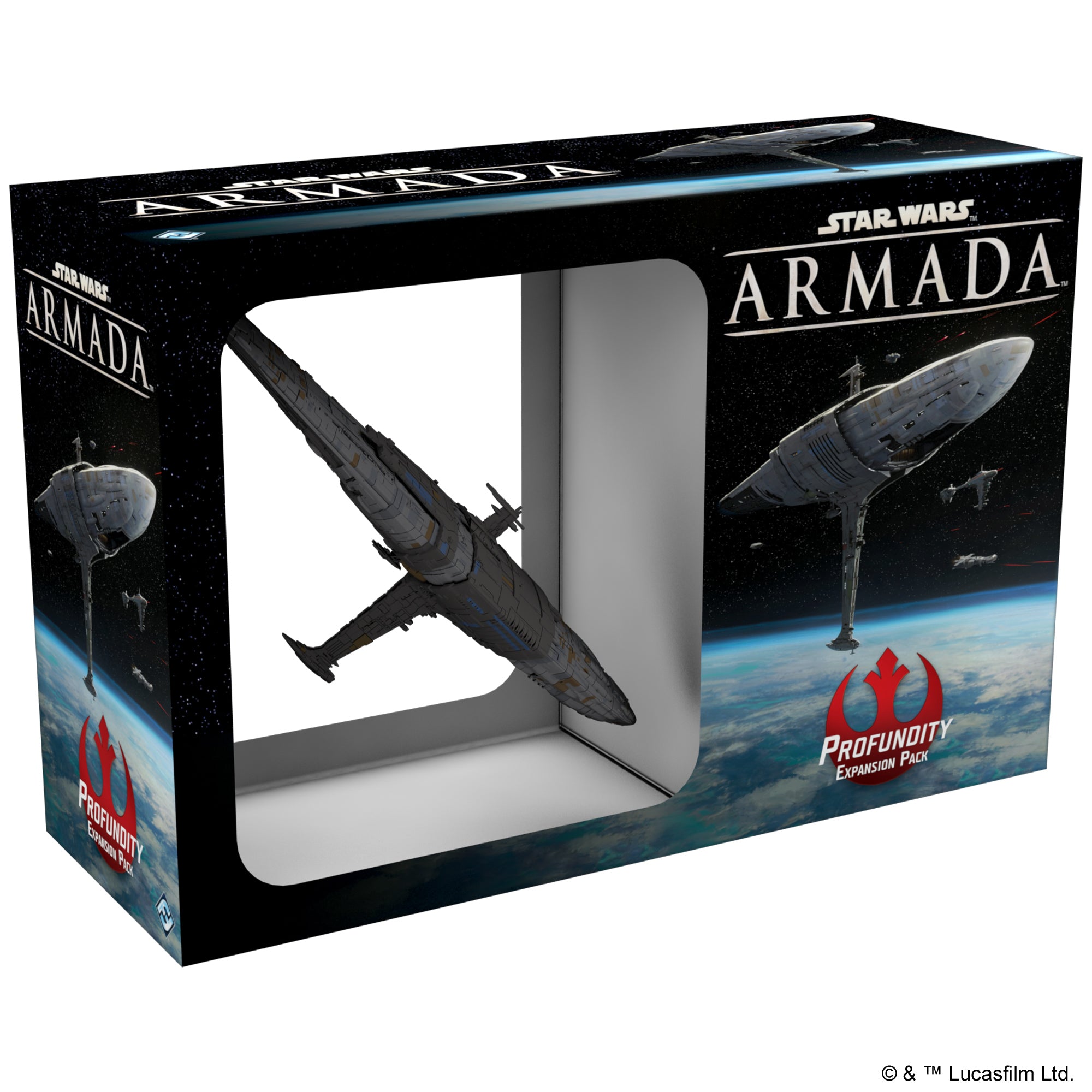 Star Wars Armada: The Profundity Expansion Pack - Galactic Fleet Battles Strategy Board Game for Adults & Teens - Perfect for Game Nights & Star Wars Collectors