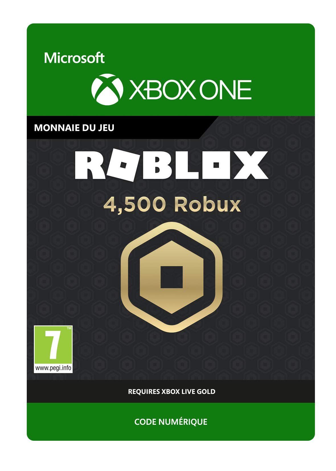 ROBLOX 4500 Robux Digital Download Code for Xbox One - Perfect for In-Game Purchases & Virtual Items
