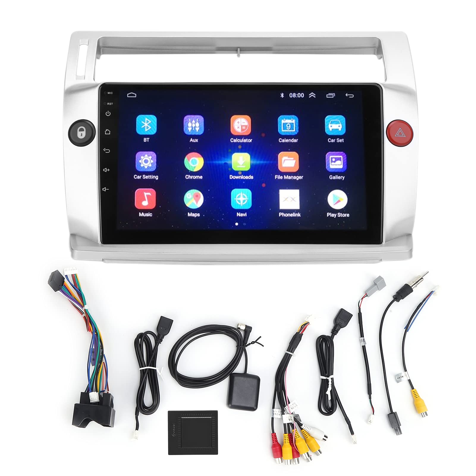 9-inch Android 10.0 Car GPS Navigation System - Touch Screen Stereo for Citroen C4, CTriomphe, CQuatre 2004-2009 (1GB+16GB) | Perfect for Road Trips & Daily Commuting
