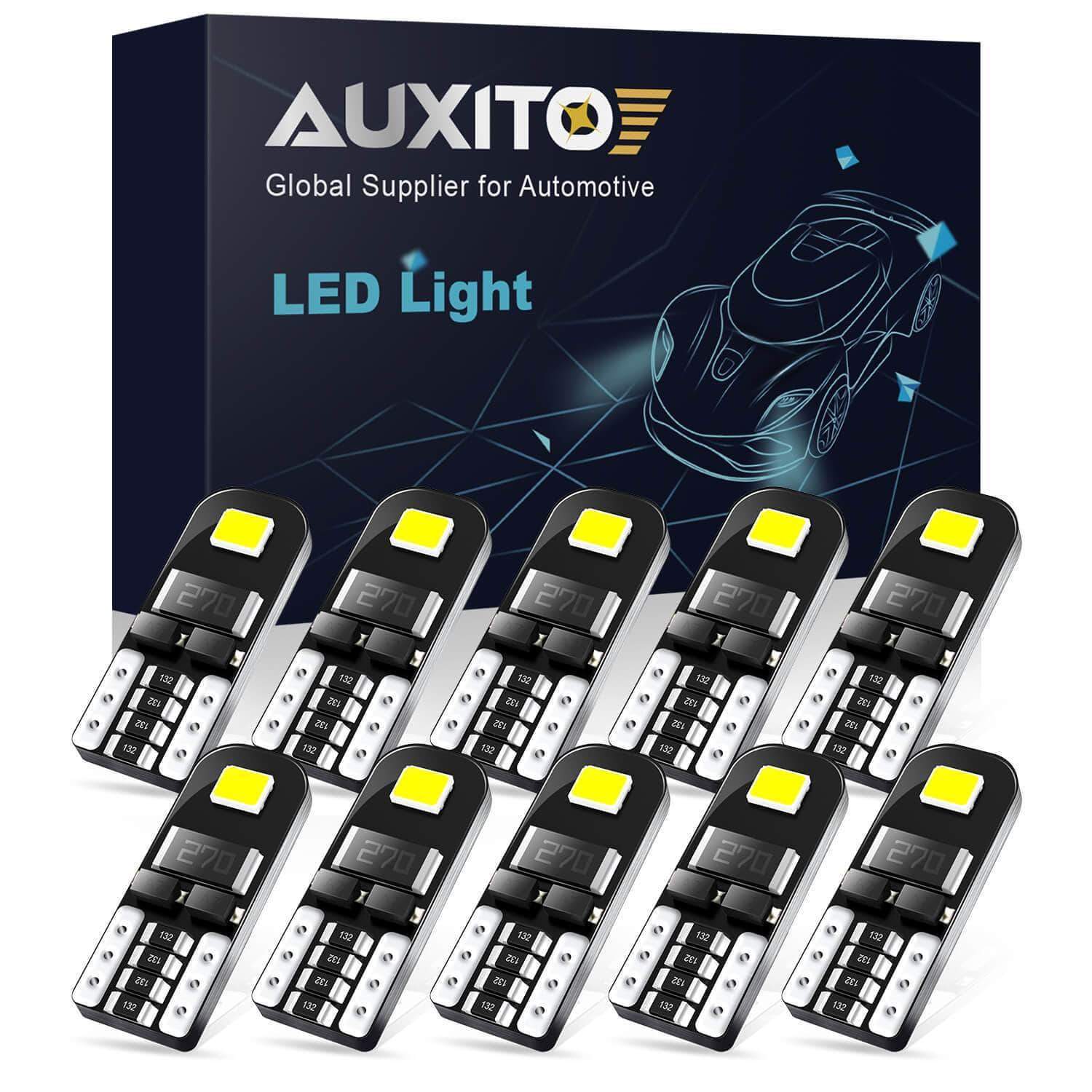194 LED Bulbs - Super Bright White Interior Car Lights for Dome, Map, License Plate - Energy Efficient Replacement Bulbs for Enhanced Night Visibility (Perfect for Sedans, SUVs, Trucks)