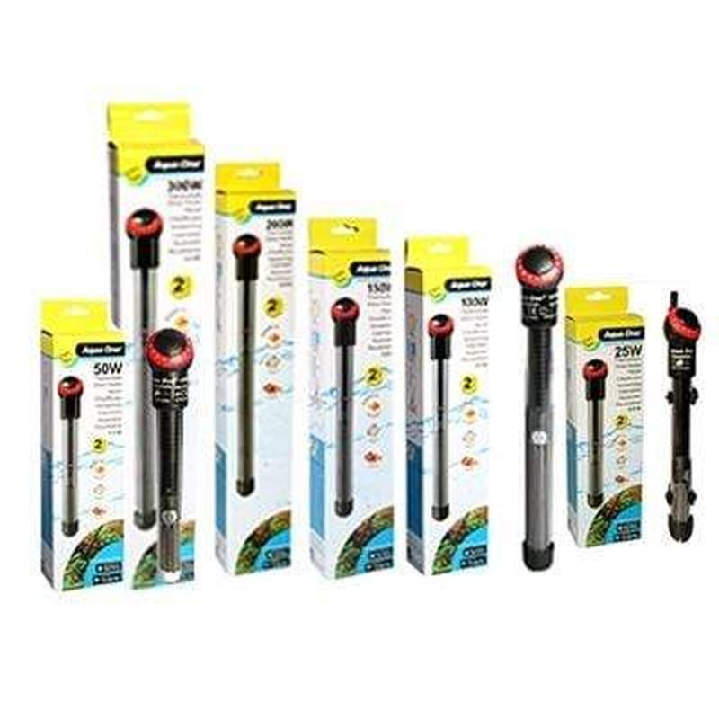 Aqua One ThermoSafe Heater - Reliable Submersible Aquarium Water Heater with Adjustable Temperature for Fish Tanks - Perfect for Tropical Fish, Marine Tanks & Reptile Enclosures