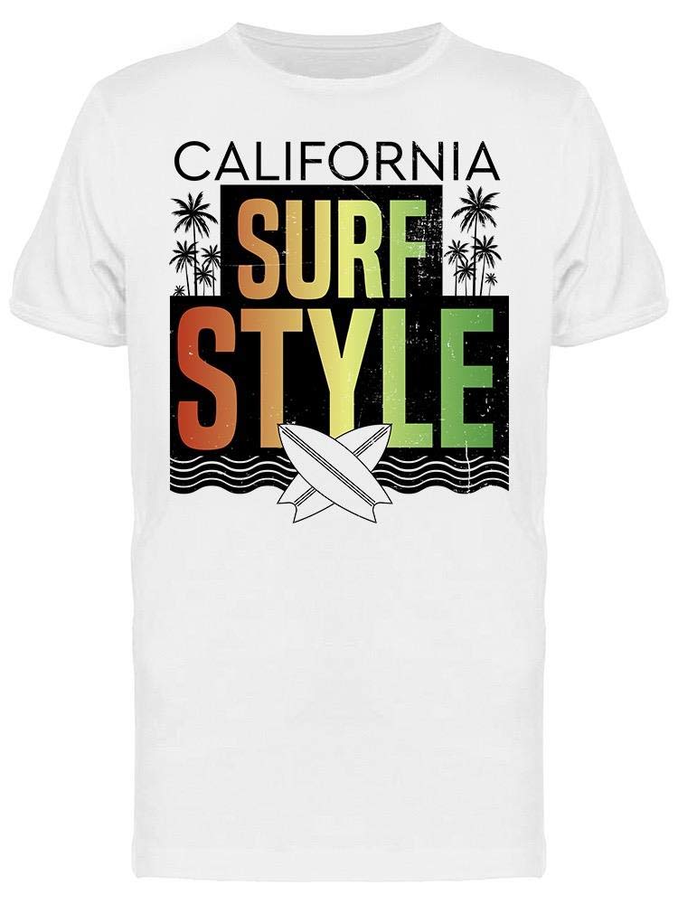 California Surf Style T-Shirt for Men - Casual Beachwear & Summer Street Fashion