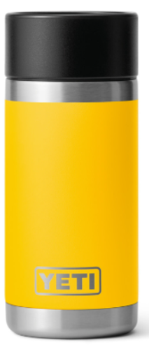 YETI Rambler 12 oz Stainless Steel Vacuum Insulated Tumbler with HotShot Cap - Keeps Drinks Hot/Cold for Hours - Perfect for Coffee, Tea, Hiking, Camping & Office Use