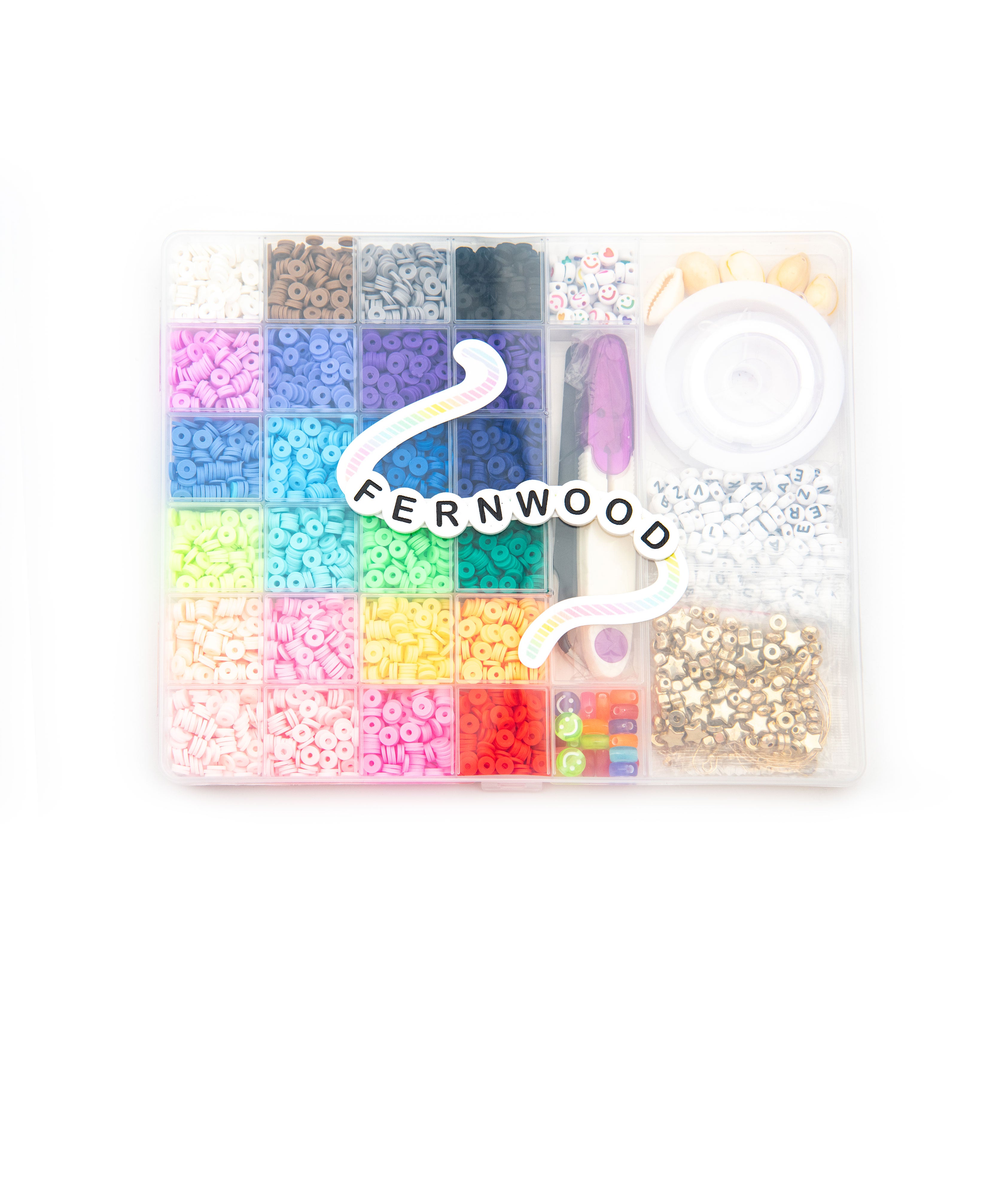 Personalized Camp Name Bead Kit for Kids - DIY Friendship Bracelet Making Supplies for Summer Camp, Sleepovers & Gifts | 500+ Colorful Alphabet Beads & Accessories