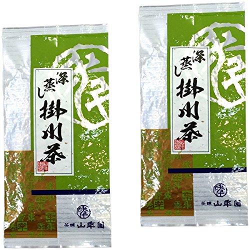 Premium Japanese Green Tea - Yamaneen Kakegawa Deep Steamed Tea 100g (Pack of 2) | Authentic Japanese Sencha for Daily Energy & Relaxation | Perfect for Office, Home & Gift Giving