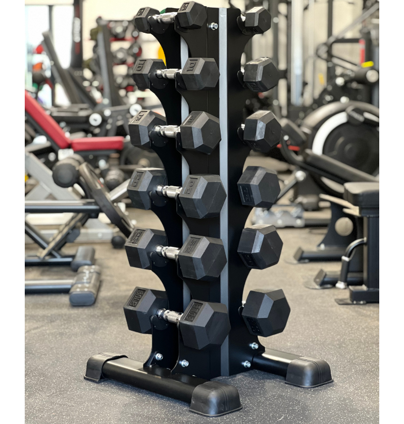 Heavy Duty Vertical Dumbbell Rack - Space Saving Weight Storage Organizer for Home Gym & Fitness Studio - Perfect for Dumbbell Organization and Workout Equipment Storage