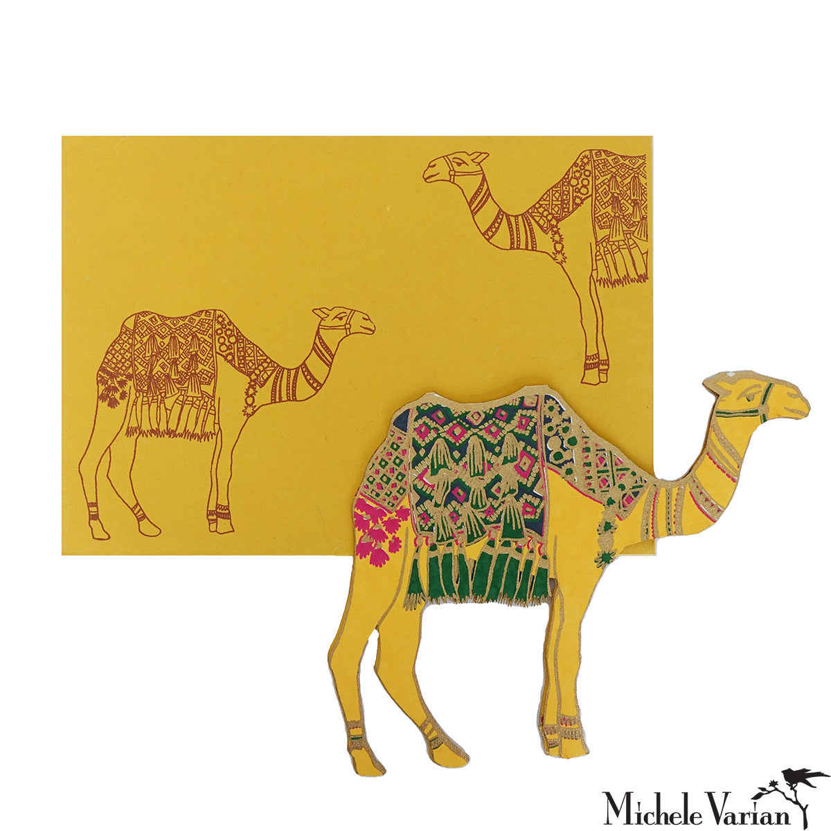 Unique Pop Up Greeting Card with 3D Camel Design - Perfect for Birthdays, Anniversaries & Special Occasions