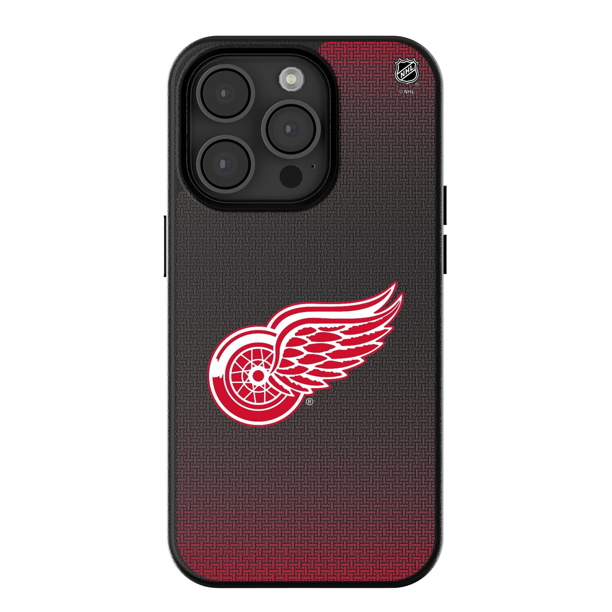 Detroit Red Wings Linen MagSafe Compatible Phone Case for iPhone 14/13/12 Pro Max - Durable Protective Cover with Team Logo - Perfect for Sports Fans & Everyday Use