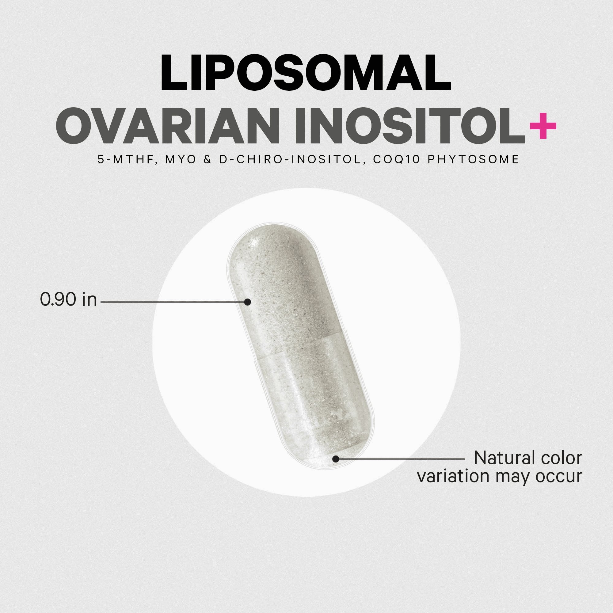 Codeage Ovarian Inositol Supplement for Hormonal Balance & PCOS Support - Supports Ovarian Health, Fertility & Menstrual Cycle Regulation - Perfect for Women's Wellness & Reproductive Health