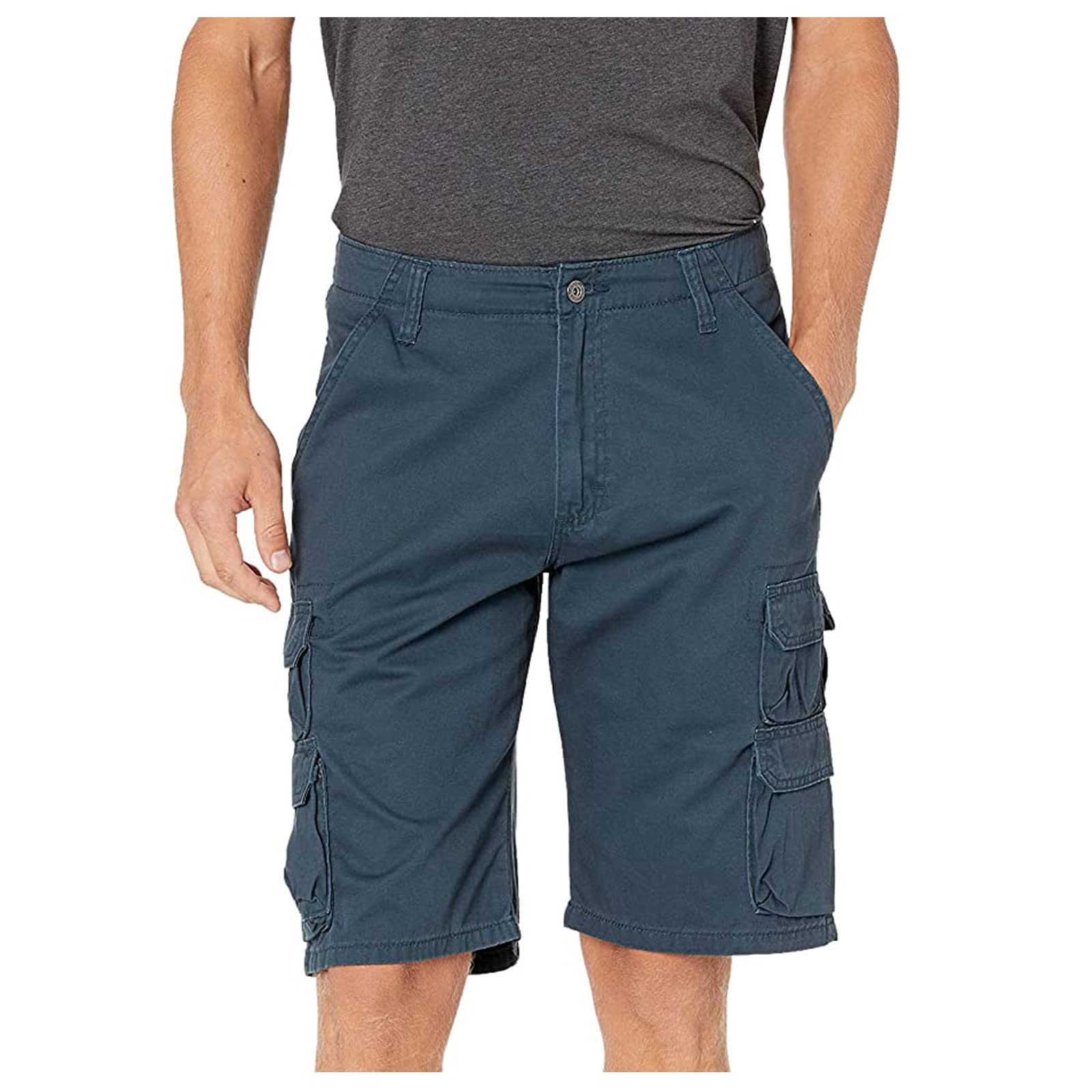 Ymosrh Men's Cargo Shorts - Premium Outdoor Casual Loose Fit Breathable Shorts with Multiple Pockets for Hiking, Camping & Summer Activities