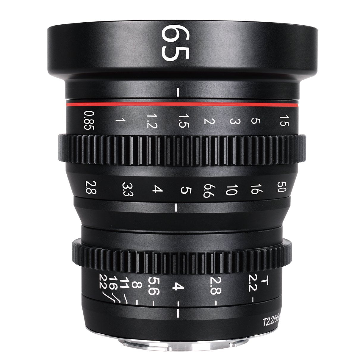 Meike 65mm T2.2 Cinema Prime Lens for Micro Four Thirds (MFT) Cameras - Professional Videography & Film Making for DSLR & Mirrorless Cameras