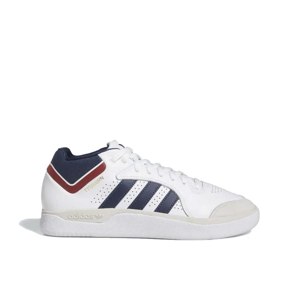 Adidas Tyshawn Men's Running Shoes - Cloud White/Collegiate Navy/Grey - Lightweight & Cushioned for Jogging, Gym Workouts & Daily Wear