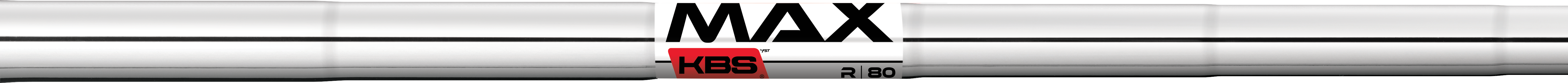 KBS Max 80 Steel Regular Golf Shaft - High Performance Graphite Iron Shaft for Men | Perfect for Mid-Handicap Golfers on Fairways and Long Iron Shots