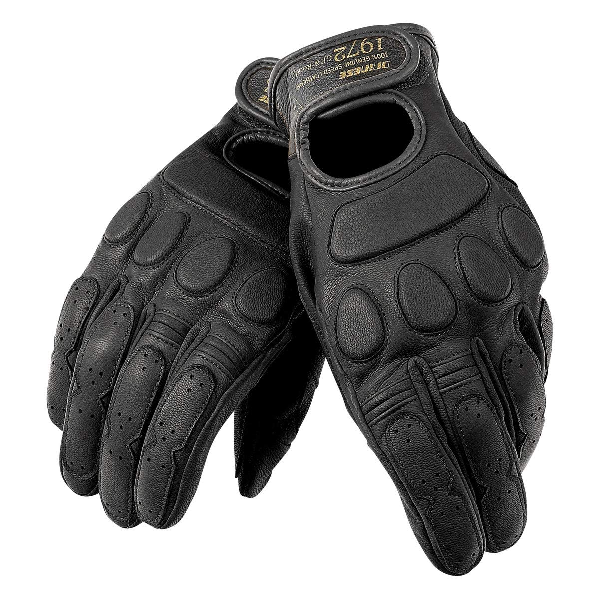 Dainese Blackjack Unisex Motorcycle Gloves - Black, Size M (2-Pack) | Durable & Comfortable for Riding, Racing & Outdoor Adventures