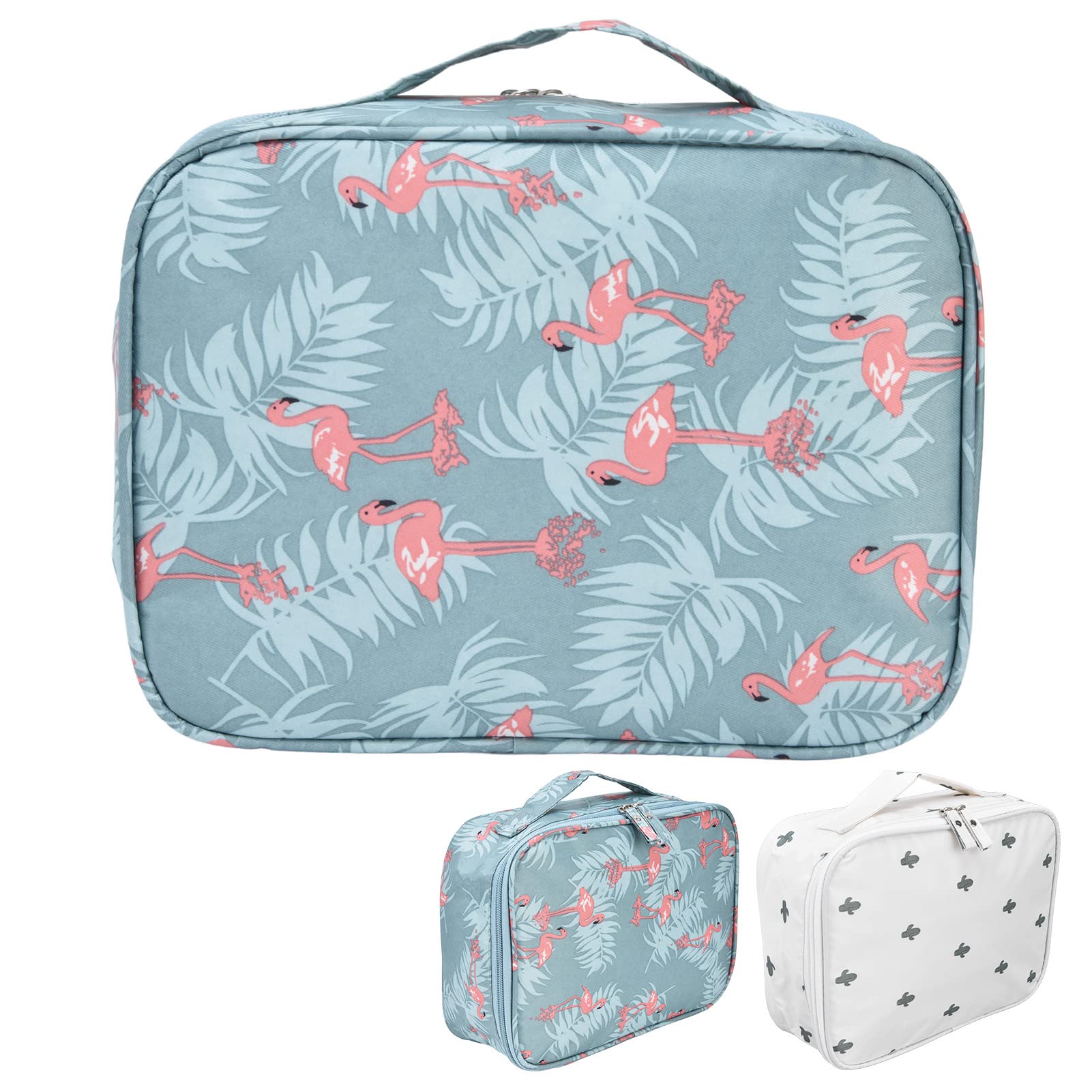Jazar Travel Toiletry Bag - Waterproof Cosmetic Organizer with Hanging Hook for Women & Men, Perfect for Camping, Business Trips, Office & Vacation Essentials Storage