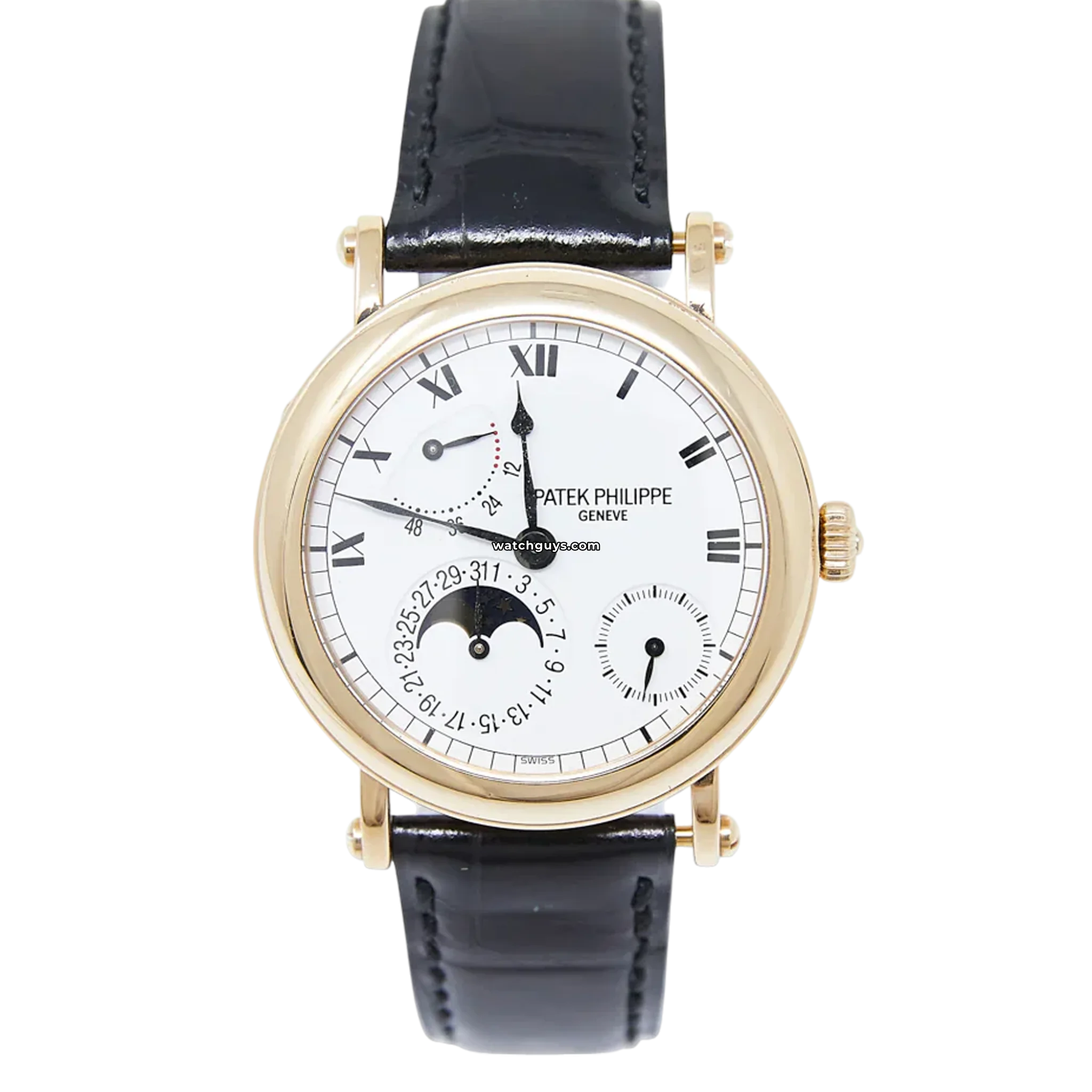Patek Philippe Complications 5054R Rose Gold Moon Phase Watch - Luxury Men's Dress Watch for Business & Formal Occasions