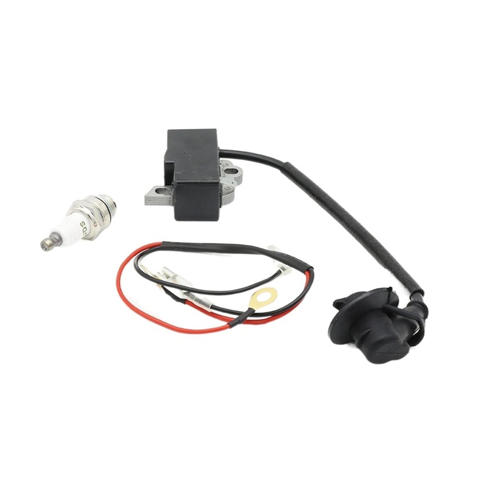 LARIAU Lawn Mower Ignition Coil Module Wire - Compatible with Dolmar PS-460 PS-500 PS-510 PS-5100S PS-4600S PS-5000 PS-5100s Gas Chainsaw - Replacement Parts for Outdoor Power Tools - Perfect for DIY Repairs and Landscaping Maintenance