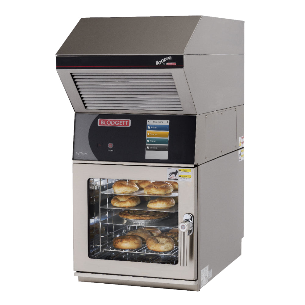 Blodgett BLCT 6E H 208V Electric Boilerless Countertop Combi Oven with Touchscreen Control & Ventless Hood - Perfect for Restaurants, Bakeries & Commercial Kitchens