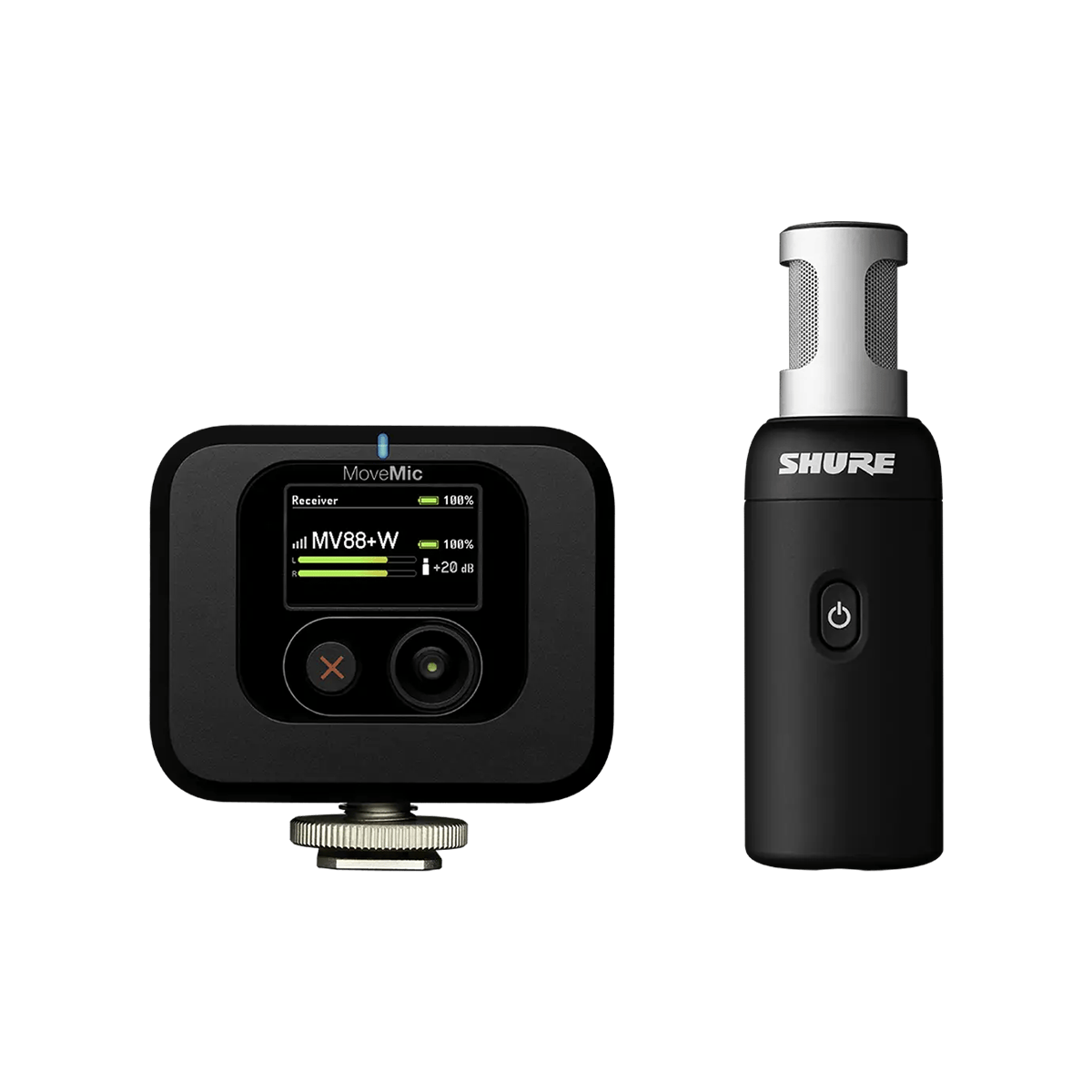 Shure MoveMic 88+ Wireless Lavalier Microphone System with Receiver - Perfect for YouTube Videos, Vlogging, Interviews & Live Streaming
