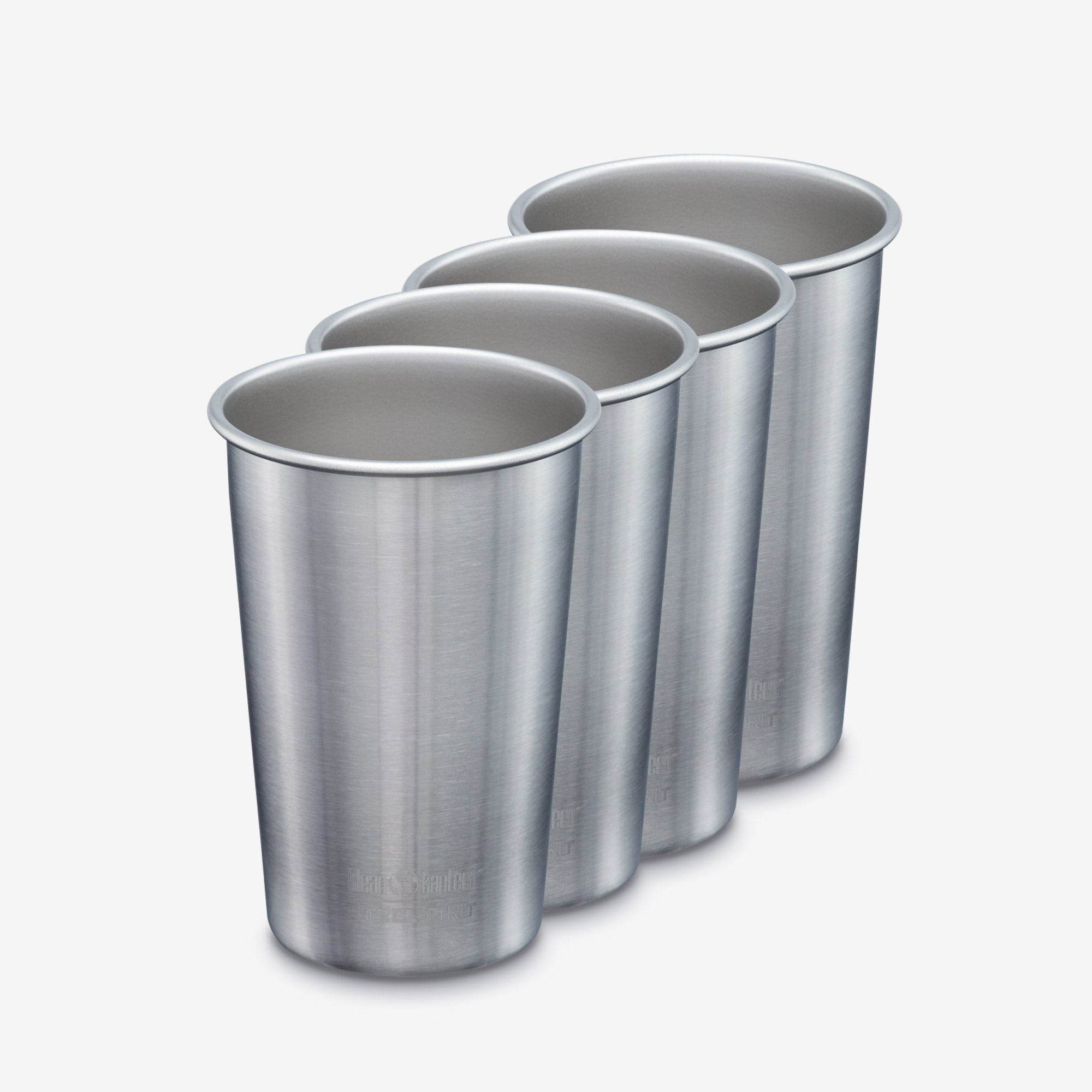 16oz (473ml) Clear Plastic Pint Cups - 4 Pack - Perfect for Parties, BBQs, and Outdoor Events