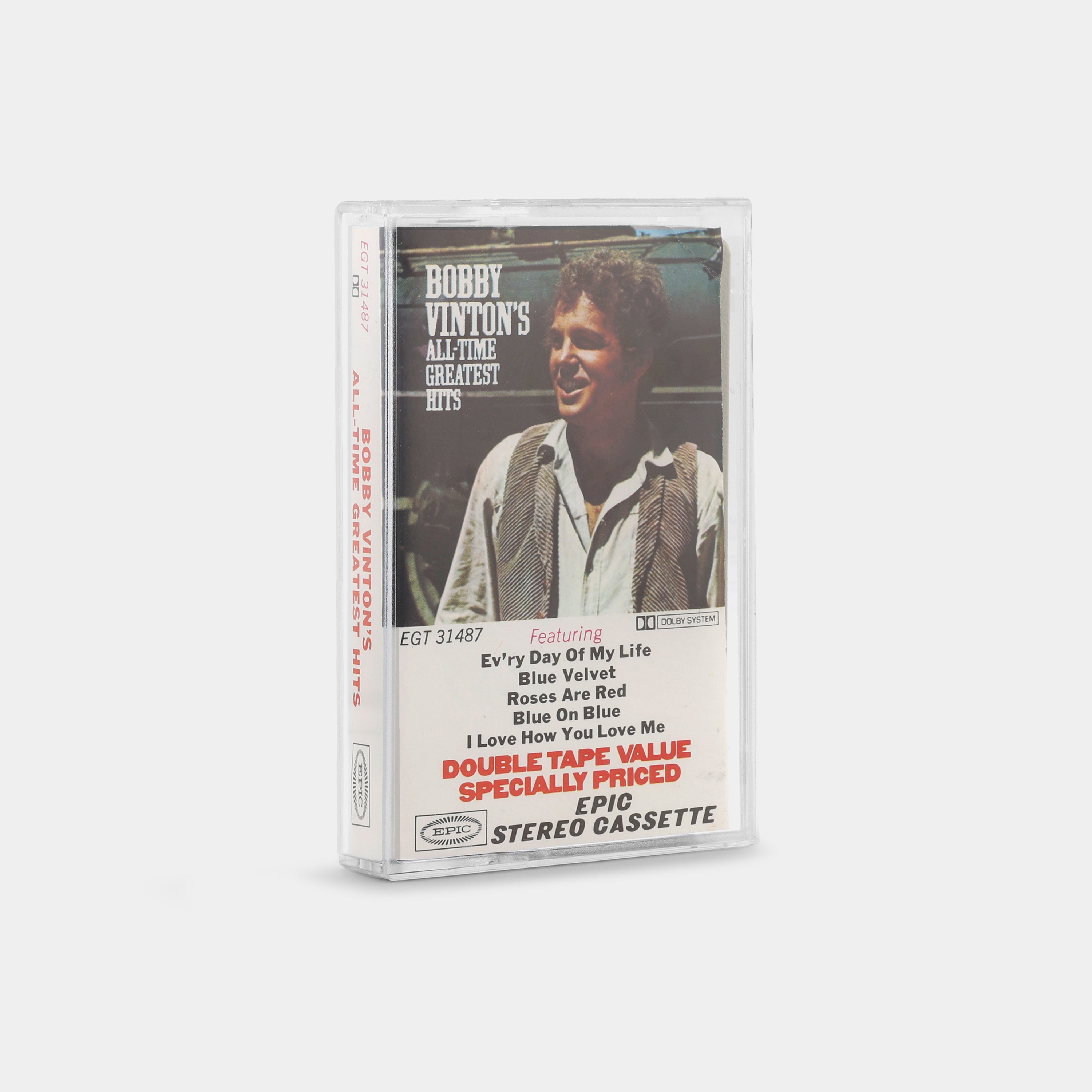 Bobby Vinton's Greatest Hits Cassette Tape - Classic Love Songs Collection - Perfect for Vintage Music Lovers & Car Tape Player Enthusiasts