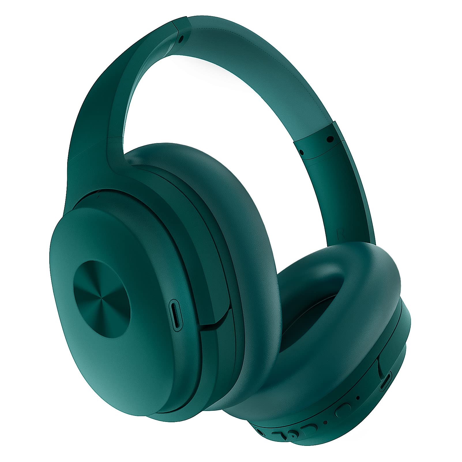 Zenalla SE7 Bluetooth Headphones with Active Noise Cancelling - Wireless Over-Ear Headphones with CVC Clear Mic for Travel, Work & Gaming