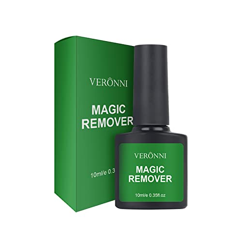 Professional 10ml Strong Acrylic Nail Glue Remover - Fast Acting Nail Art Adhesive & Quick Nail Extension Removal Solution for Salon & Home Manicures