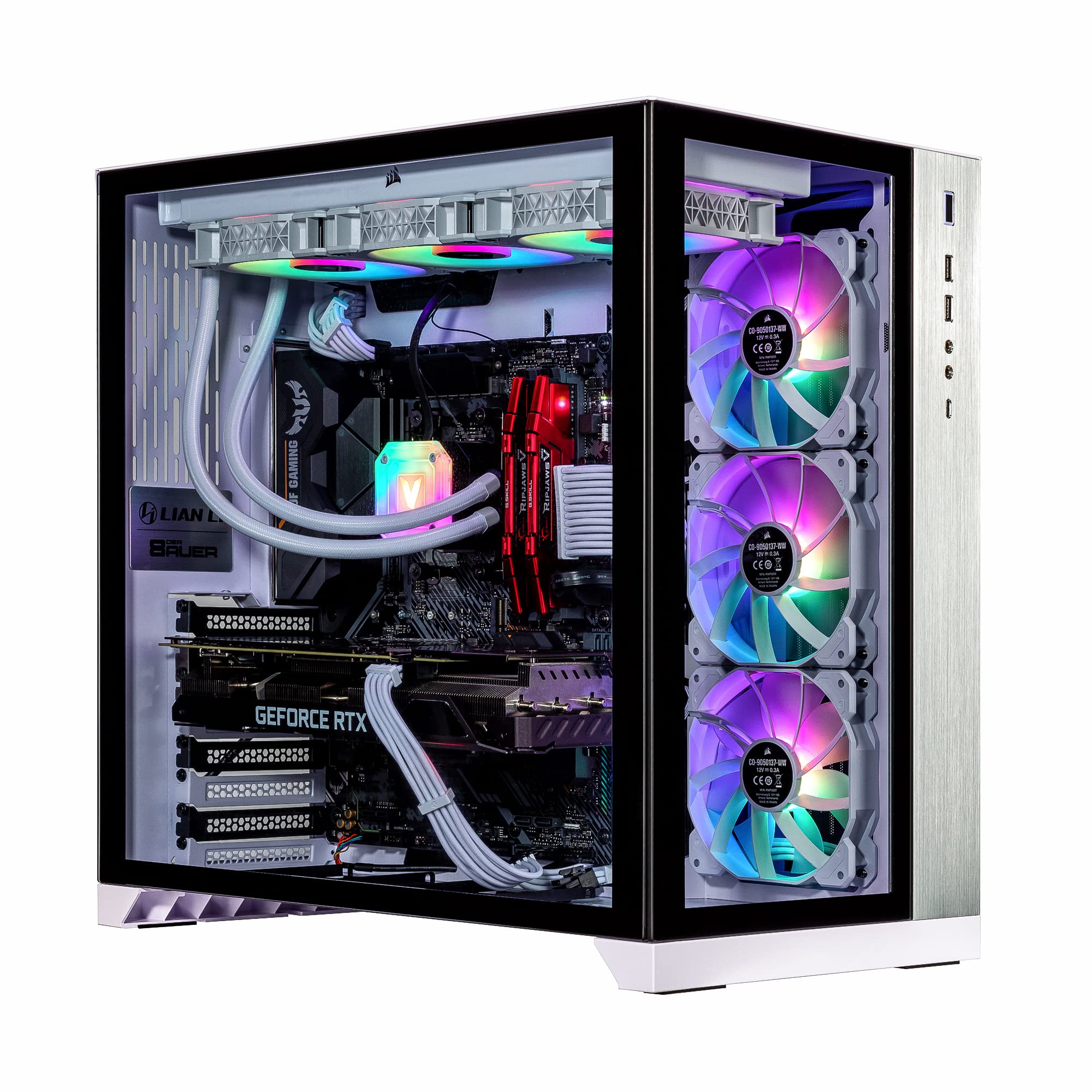 Velztorm Lux Lyte Custom Gaming PC - AMD Ryzen 9 5900X 12-Core, RTX 3070 Ti 8GB, 32GB RAM, 512GB SSD + 1TB HDD, WiFi 6, Bluetooth, Windows 11 - Perfect for 4K Gaming, Streaming & Content Creation