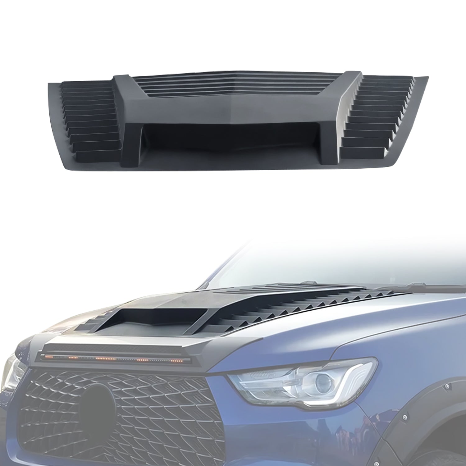 High-Performance Bonnet Scoop for GWM Cannon 2020-2023 Models | Hood Air Intake Scoop for Enhanced Engine Cooling & Aggressive Style | Perfect for Off-Roading & Performance Upgrades