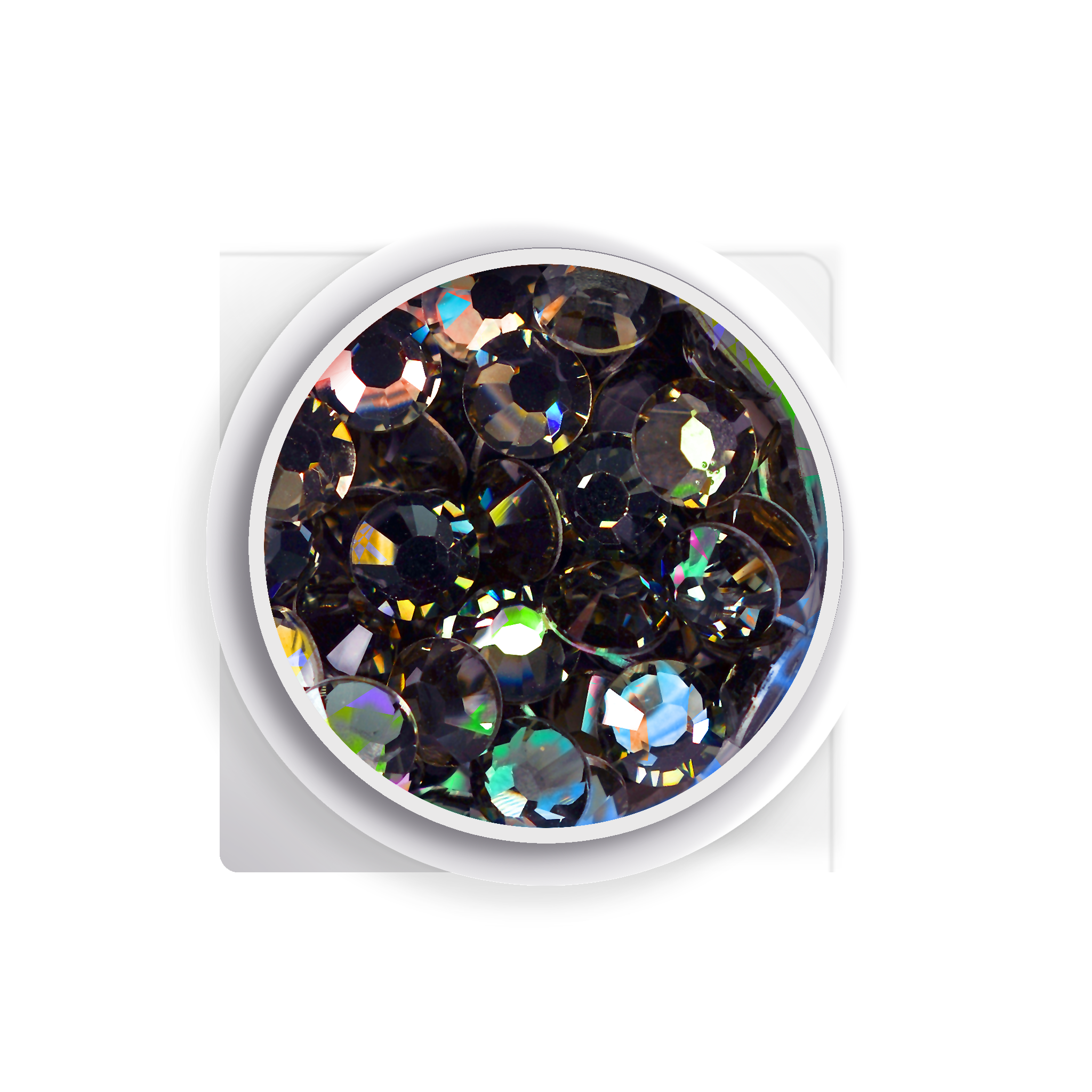 Lit Rhinestones for Gunsmoke - High-Quality Sparkling Rhinestones for DIY Crafts, Costume Jewelry & Nail Art | Perfect for Fashion Accessories, Party Decor & More