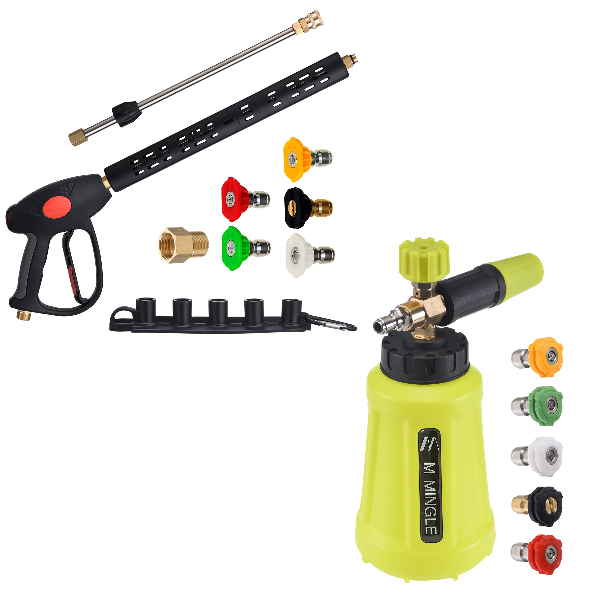 M MINGLE Pressure Washer Gun Replacement Kit with 48