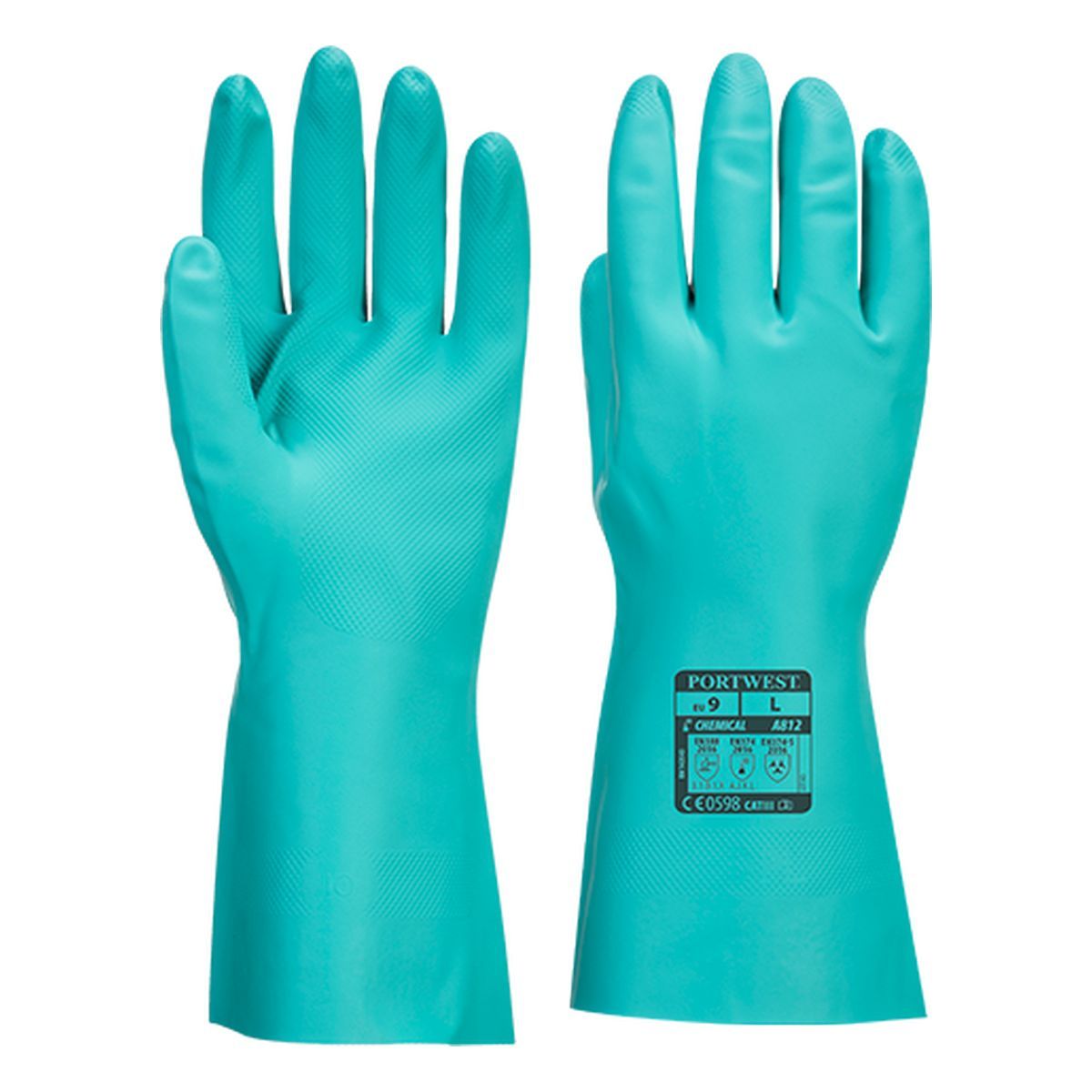Nitrosafe Plus Gauntlet Gloves - Heavy Duty Work Gloves for Construction, Welding & Industrial Use | Style A812 | Durable Safety Gloves for Men & Women
