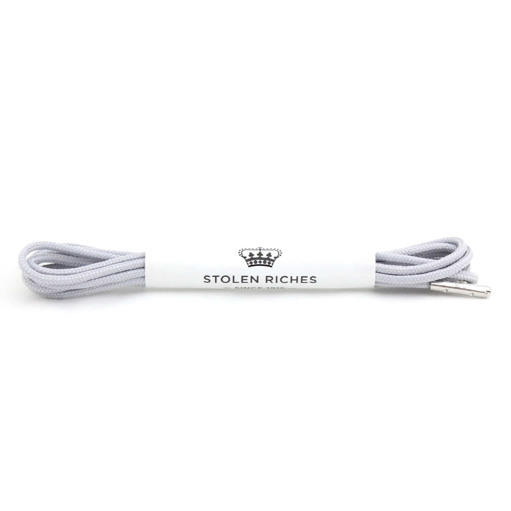 Isolar Silver Dress Shoelaces - 27/69cm Length - Premium Shoe Laces for Formal Shoes, Oxfords & Dress Shoes - Perfect for Business, Wedding & Special Occasions