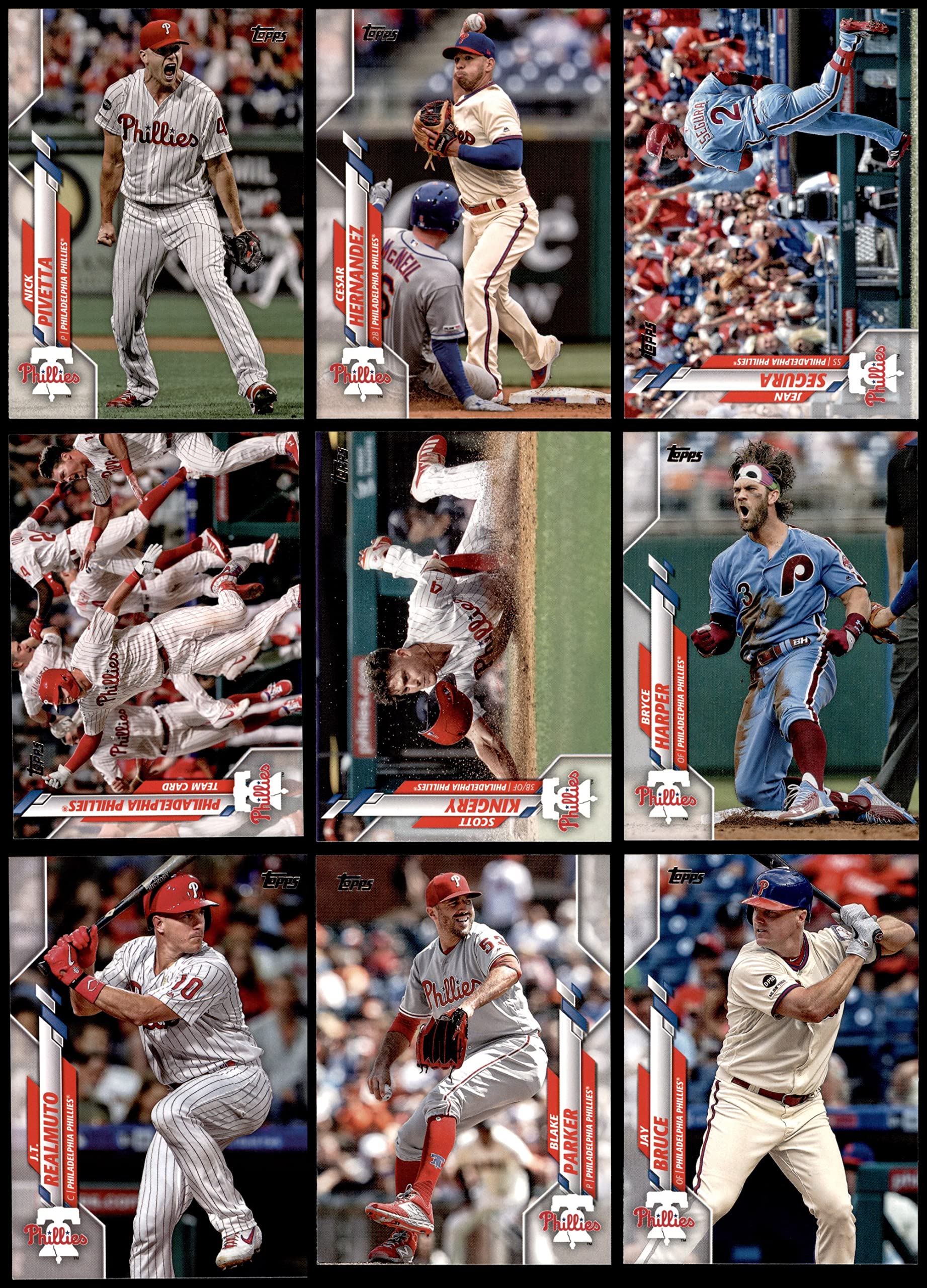 2020 Topps Philadelphia Phillies Baseball Team Card Set - NM/MT Condition - Perfect for Collectors, Fans & Sports Memorabilia Enthusiasts - Great for Display, Trading & Gifts