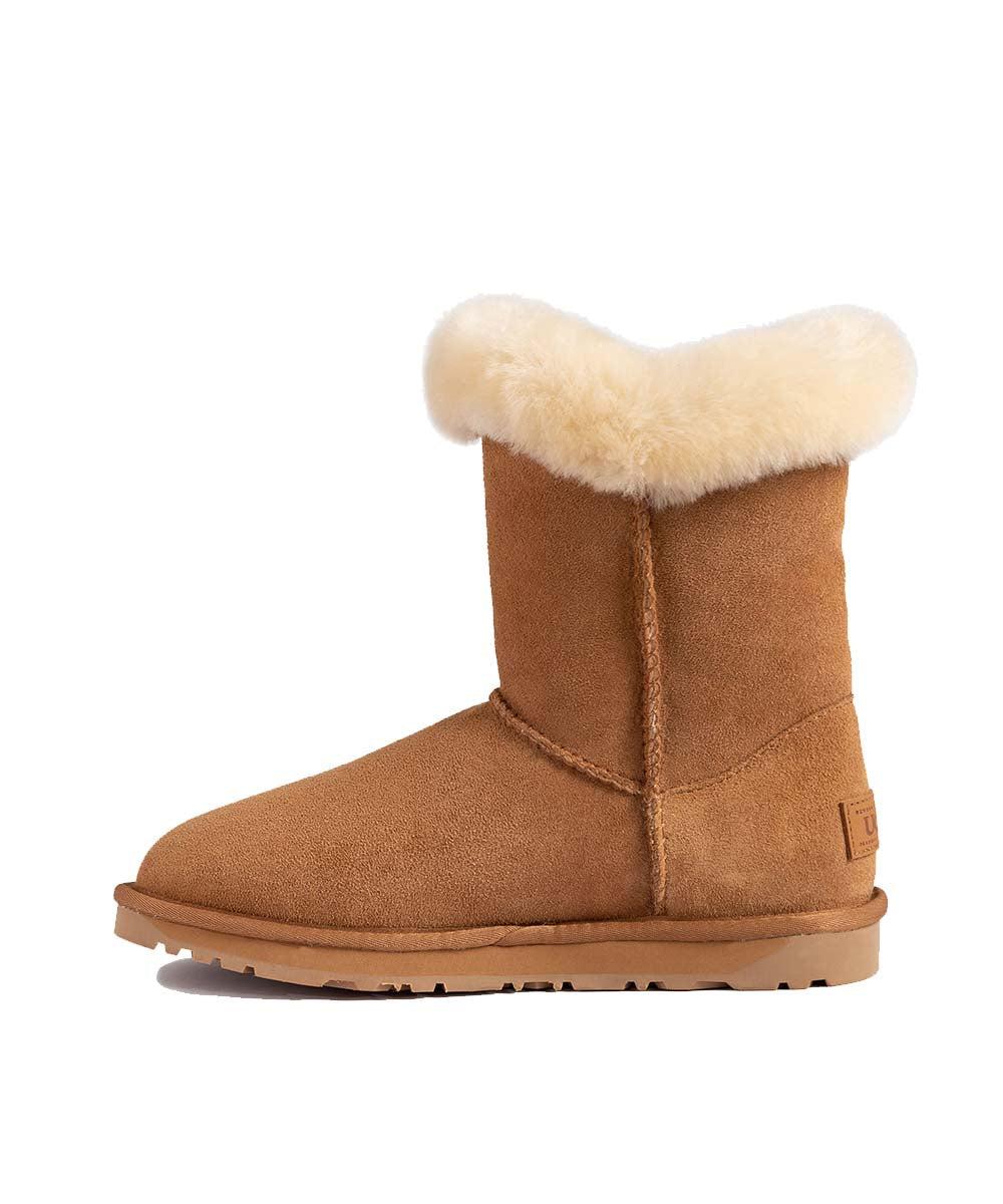 Women's UGG Claire Boot - Cozy Winter Shearling Boots for Women | Waterproof & Warm Snow Boots | Perfect for Cold Weather, Snow Days & Outdoor Activities