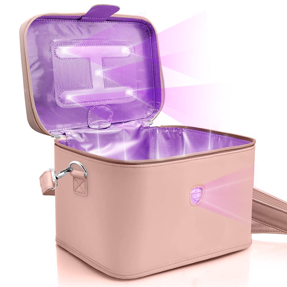 Portable UV Light Sanitizer Bag for Travel - Germicidal Sterilizing Case for Phones, Keys, Toothbrushes & More | Kills 99.9% of Bacteria & Viruses | Perfect for Home, Office & On-the-Go Use