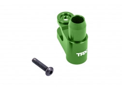 High-Quality Aluminum Steering Servo Horn for RC Cars - Durable & Lightweight Green Upgrade Part - Perfect for Crawlers, Drift Cars & Off-Road RC Vehicles
