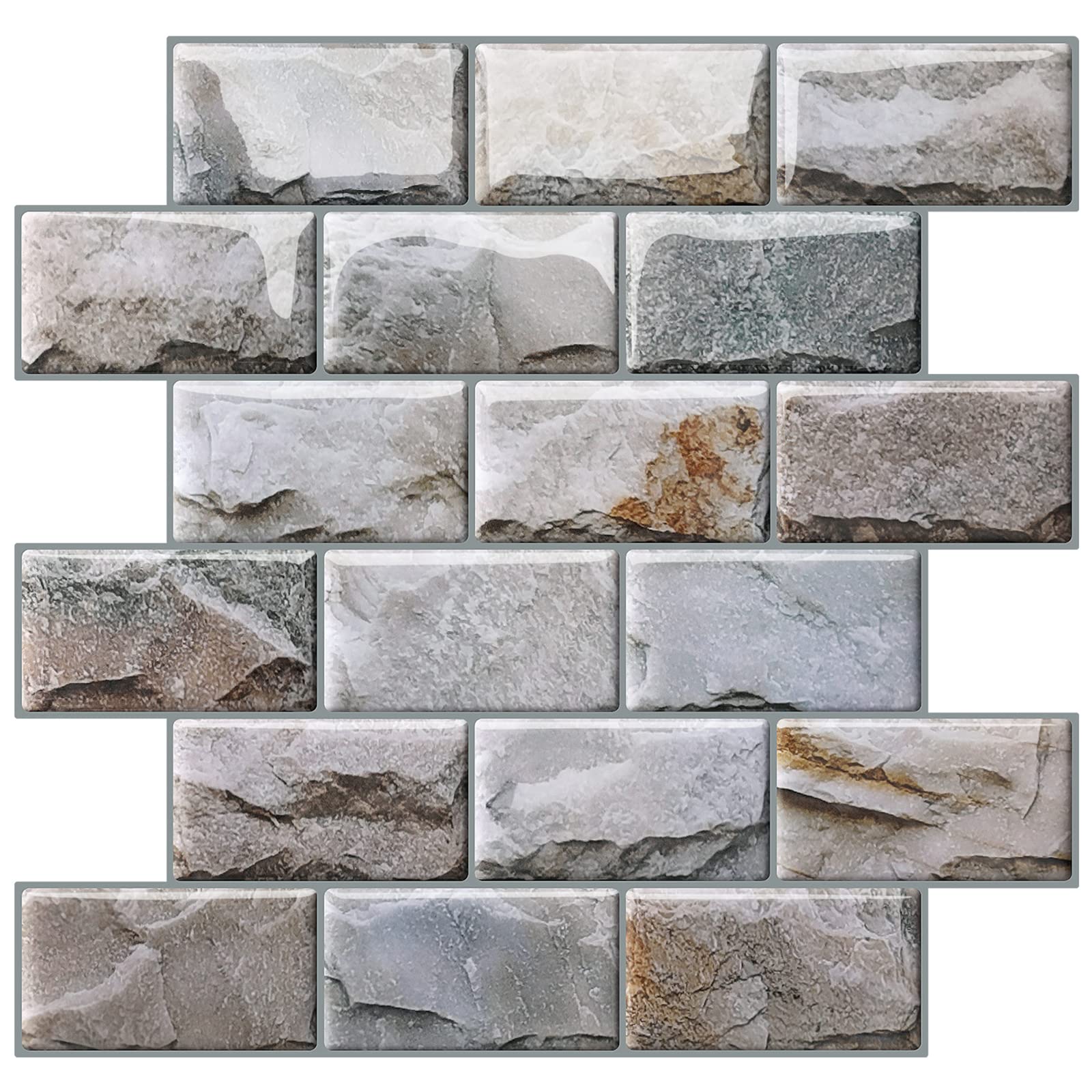 Joqixon Peel and Stick Backsplash Tile - 10