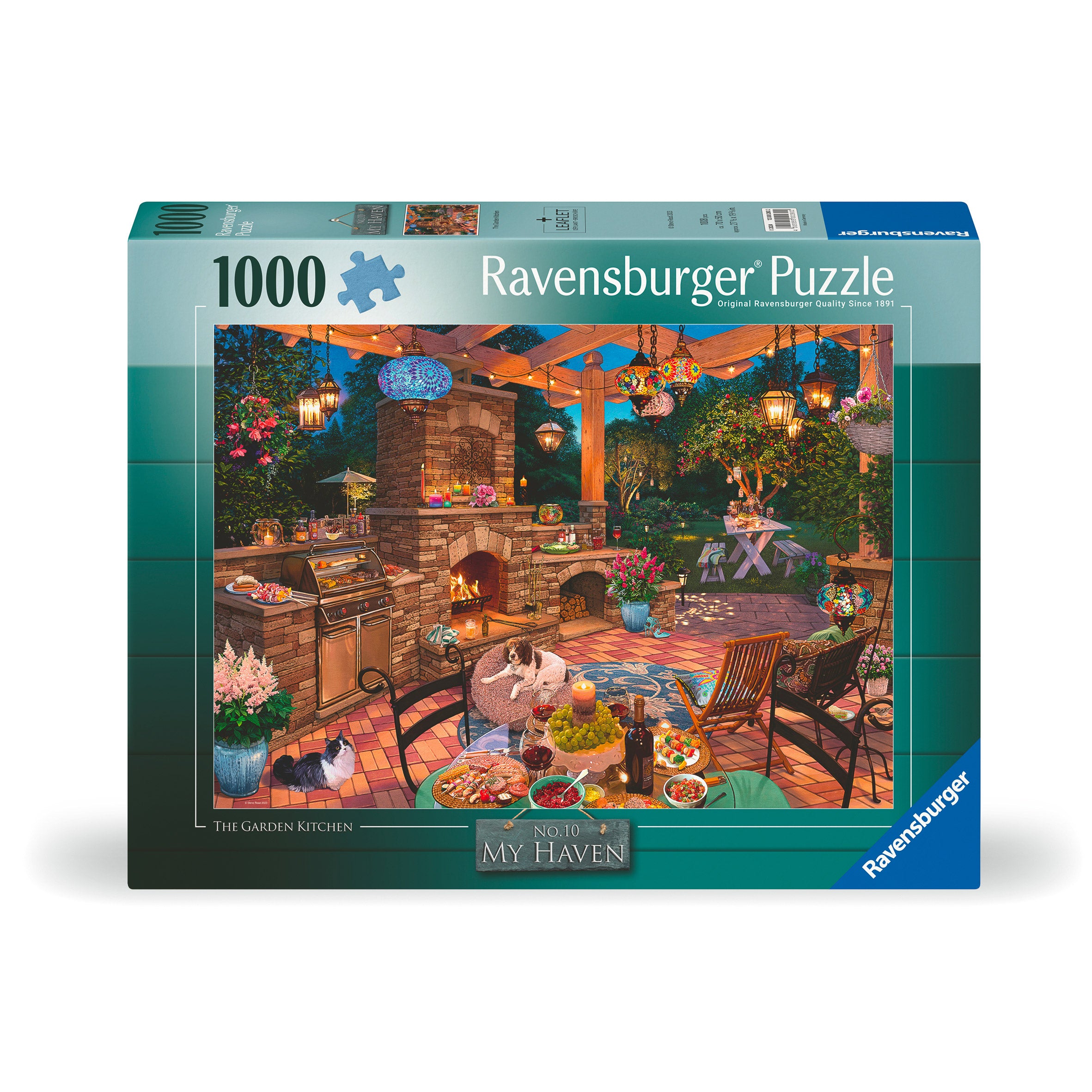 The Garden Kitchen 1000-Piece Jigsaw Puzzle for Adults - Challenging & Relaxing Home Decor & Family Game Night Activity