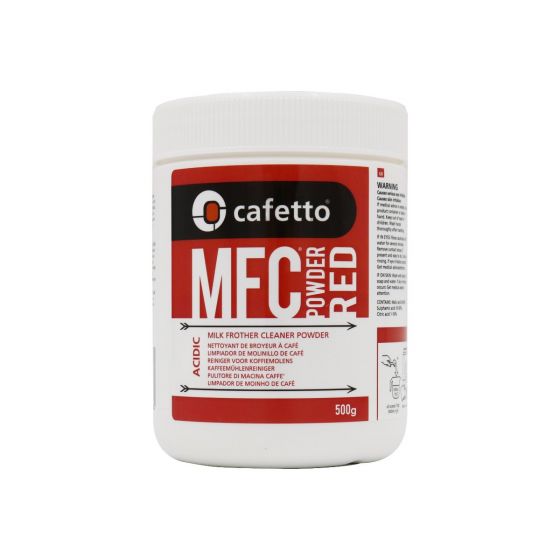 Cafetto MFC Powder Red - Espresso Machine Cleaning Powder for Professional Baristas & Home Use - Perfect for Coffee Shops, Restaurants & Home Brewing