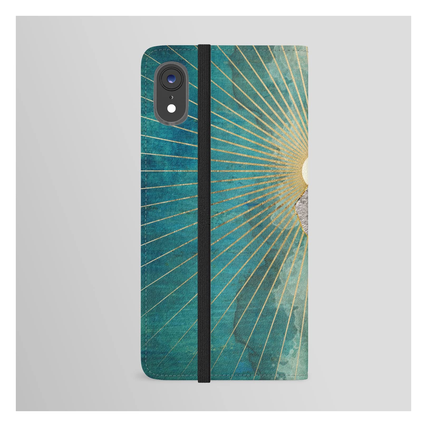 Stylish Peacock Vista iPhone XR Wallet Case by Spacefrogdesigns | Durable Phone Cover with Card Slots | Perfect for Travel, Shopping & Everyday Use