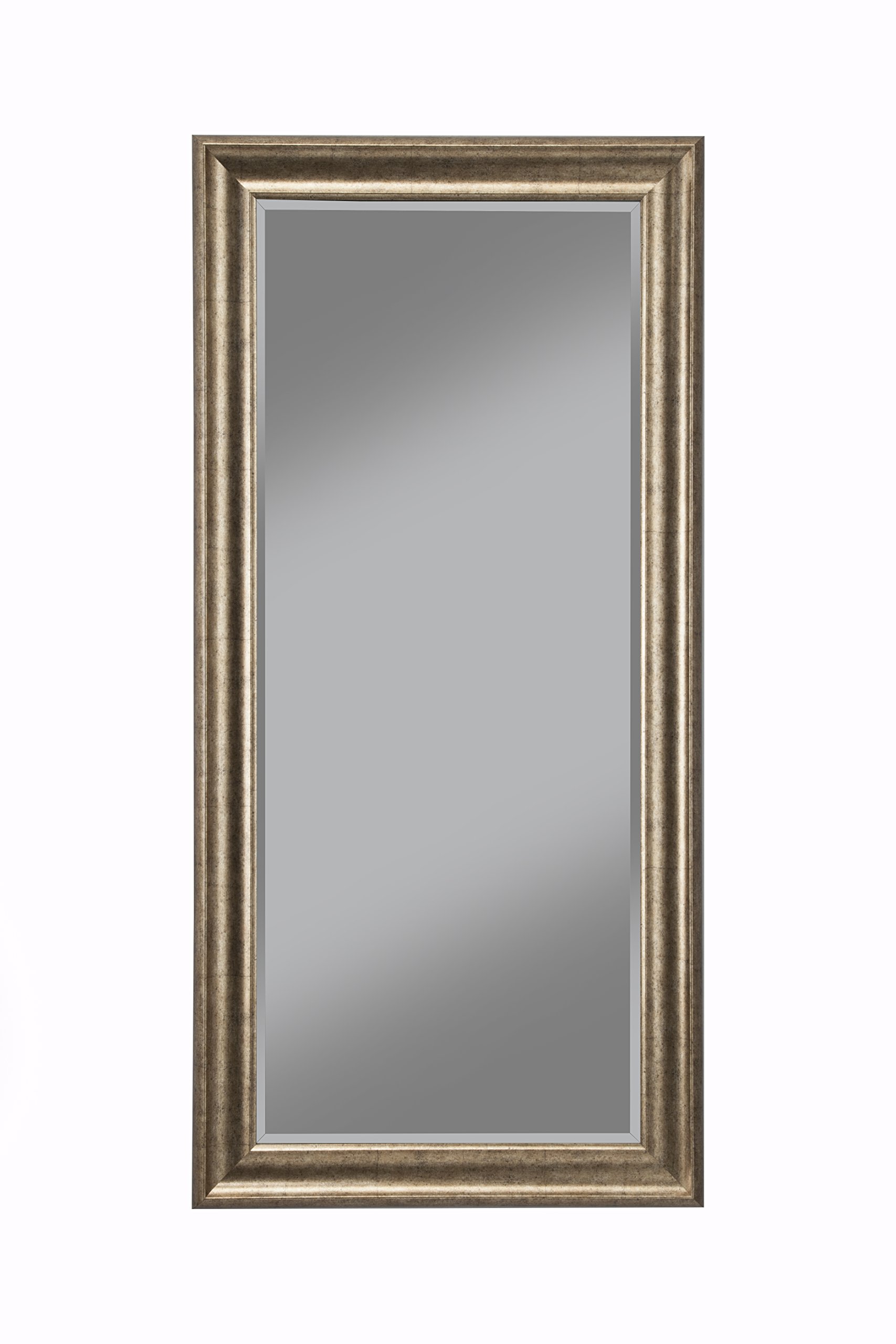 Antique Gold Full Length Leaner Mirror - Elegant Freestanding Floor Mirror for Bedroom, Living Room & Entryway Decor