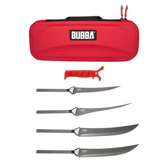 Bubba Blade Multi Flex Interchangeable Knife Set - Premium Fillet Knives for Fishing, Hunting & Outdoor Cooking | Perfect for Camping, BBQ & Kitchen Use