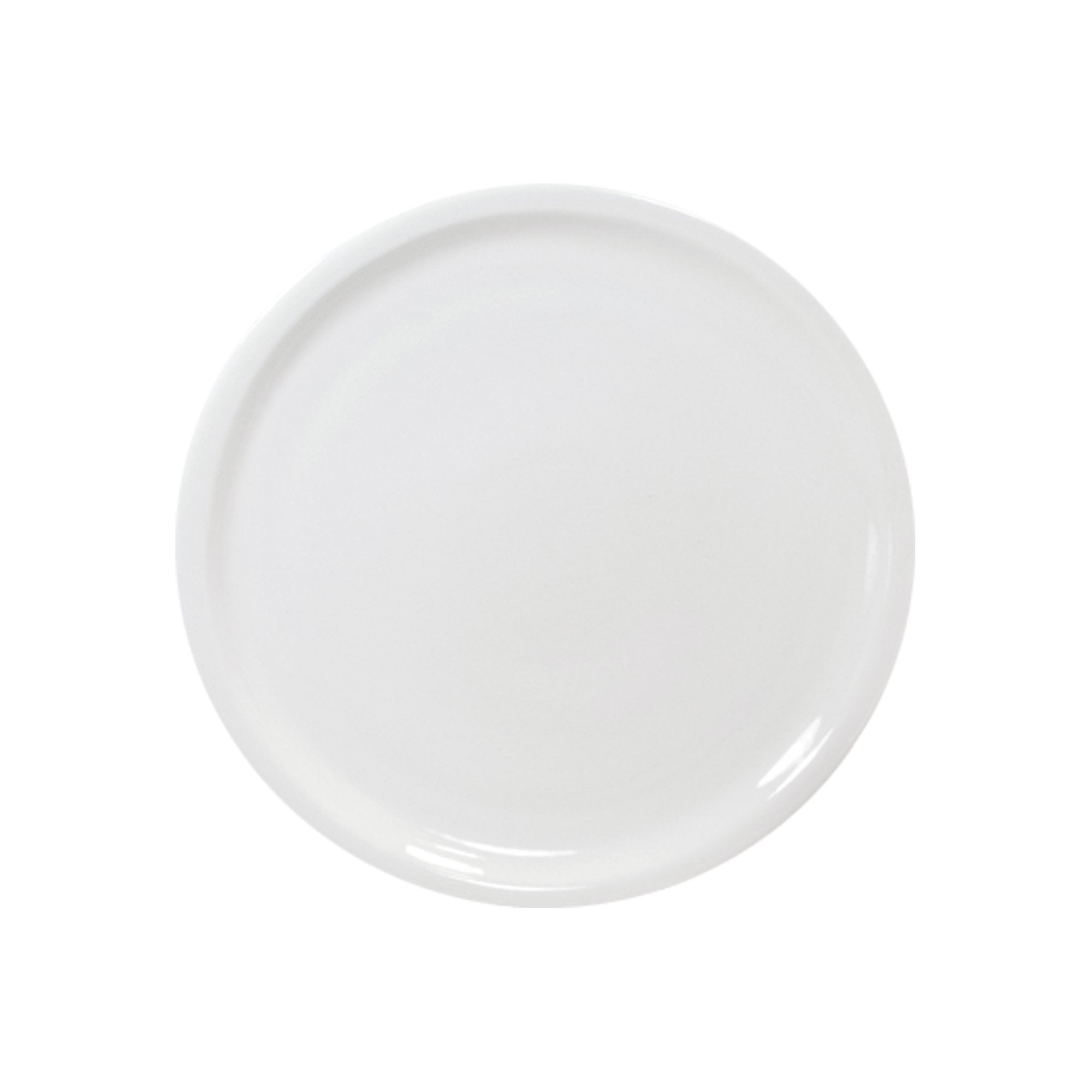 Round White Serving Platter - Elegant Ceramic Appetizer & Dessert Tray for Parties, Entertaining & Home Decor | American Made