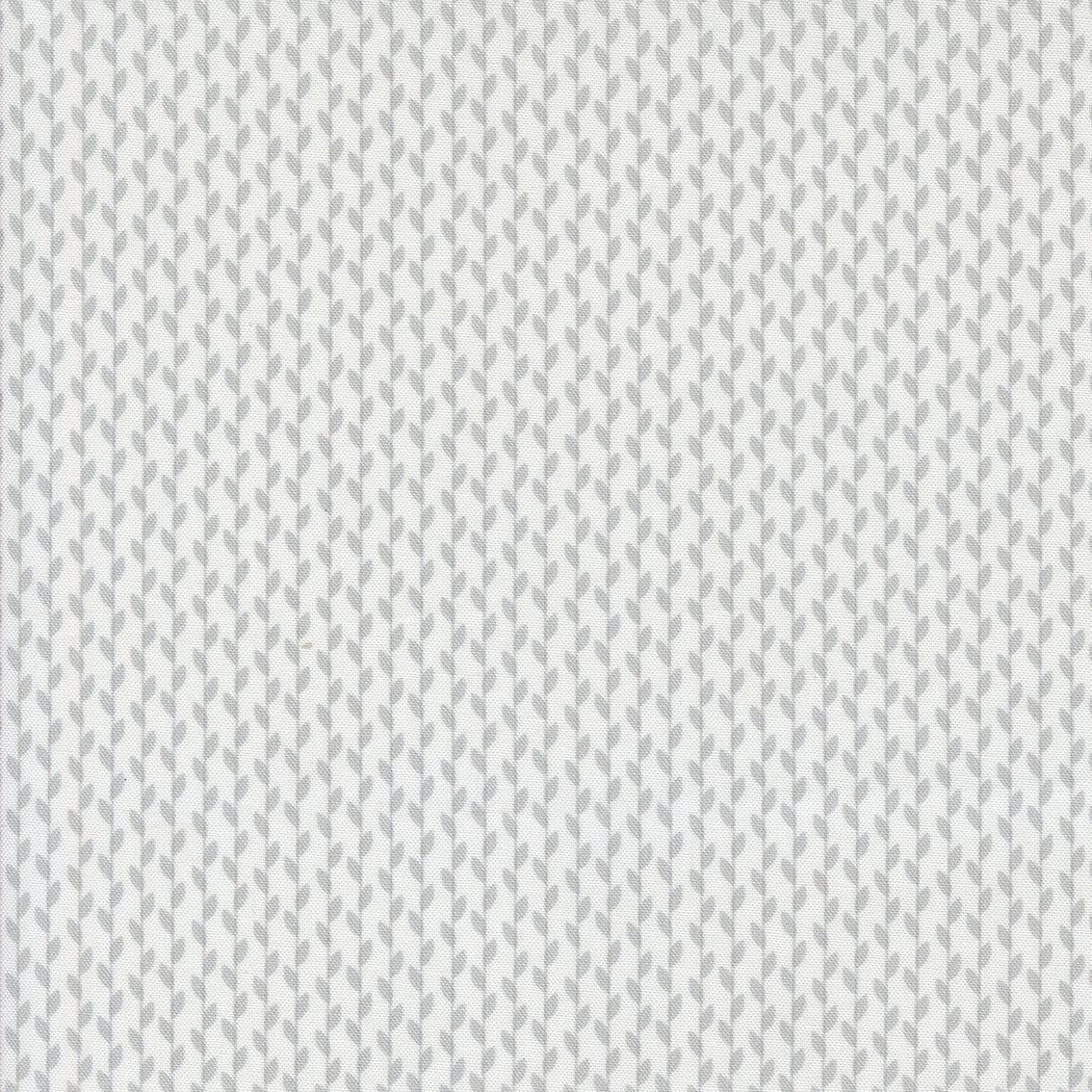 Jen Kingwell Mixed Bag of Bonbons Quilt Fabric - M1825211 Vines Pattern in White & Grey - Perfect for Quilting, Sewing, and DIY Craft Projects