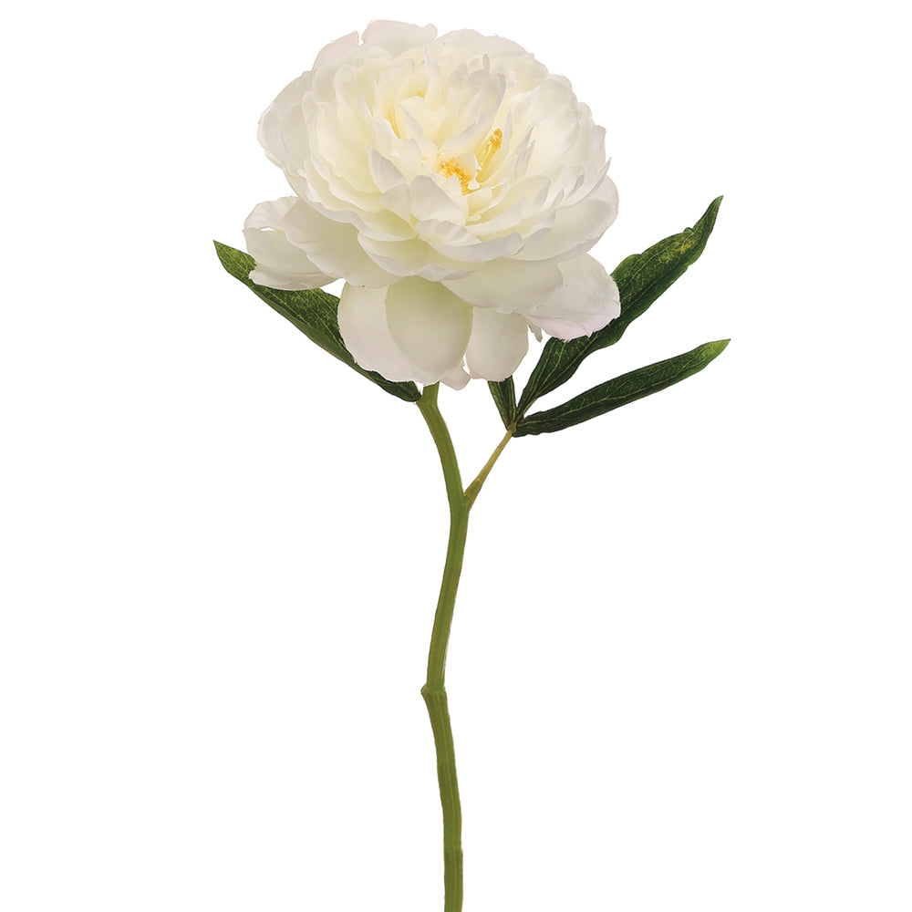 13-Pack Ivory Silk Peony Flower Sprays - Realistic Artificial Flowers for Wedding Bouquets, Home Decor, and Floral Arrangements