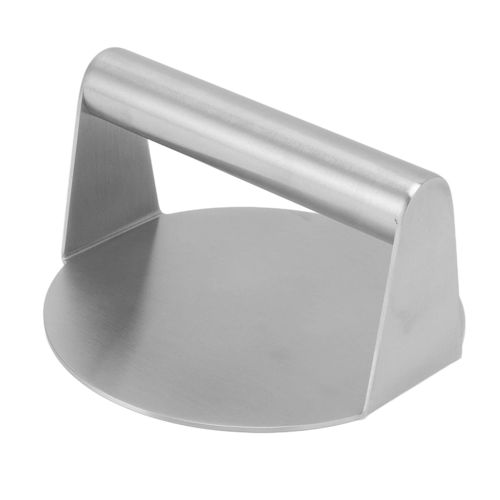 Premium 304 Stainless Steel Hamburger Press Patty Maker - Non-Stick Burger Press Tool with Ergonomic Handle for Perfect Patties - Ideal for BBQ, Grilling, Backyard Cookouts & Restaurant Use